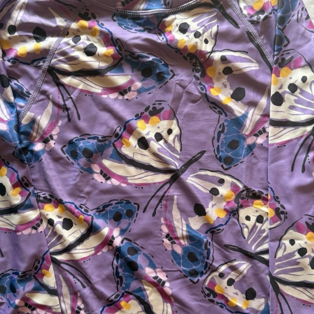 SOLD Tea Collection Long Sleeve Rash Guard size 14 - Picture 3 of 5